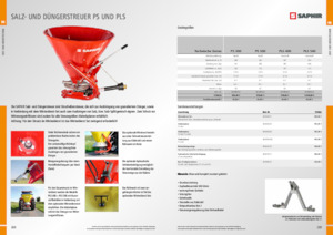 Dispozitive de îngrășăminte cu alimentare din container Saphir PLS 500