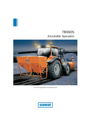 Dispozitive de îngrășăminte cu alimentare din container Schmidt Traxos 12 VH