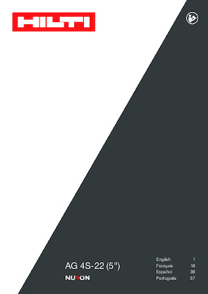 Polizoare unghiulare fără fir Hilti AG 4S-22