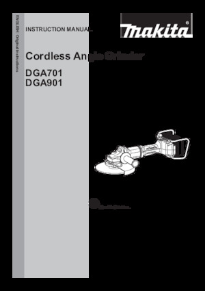 Polizoare unghiulare fără fir Makita DGA901ZKU1