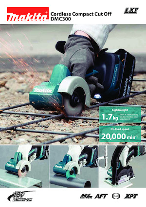 Polizoare unghiulare fără fir Makita DMC300Z