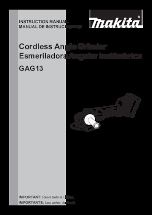 Polizoare unghiulare fără fir Makita GAG13M1