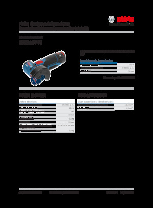 Polizoare unghiulare fără fir Bosch GWS 12V-76