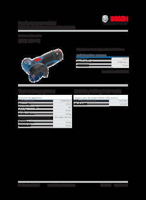 Polizoare unghiulare fără fir Bosch GWS 12V-76