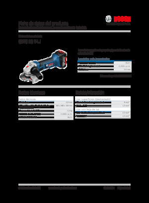 Polizoare unghiulare fără fir Bosch GWS 18 V-LI