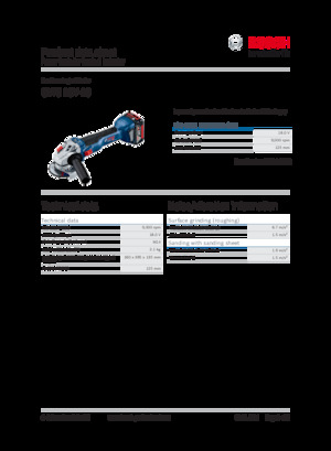 Polizoare unghiulare fără fir Bosch GWS 18V-10