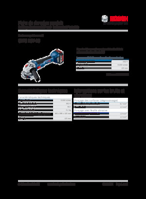 Polizoare unghiulare fără fir Bosch GWS 18V-10