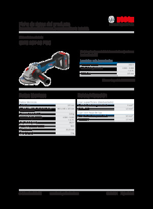 Polizoare unghiulare fără fir Bosch GWS 18V-10 PSC