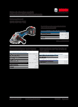 Polizoare unghiulare fără fir Bosch GWS 18V-10 PSC