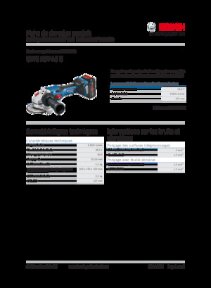 Polizoare unghiulare fără fir Bosch GWS 18V-15 C