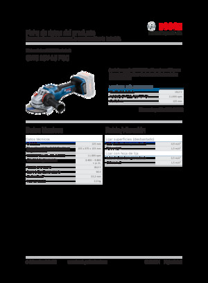 Polizoare unghiulare fără fir Bosch GWS 18V-15 PSC