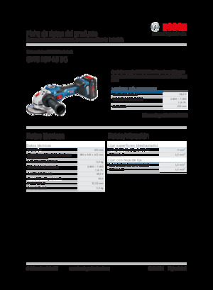 Polizoare unghiulare fără fir Bosch GWS 18V-15 SC