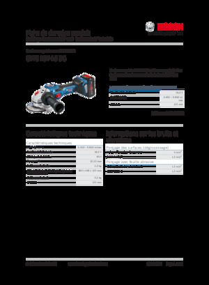 Polizoare unghiulare fără fir Bosch GWS 18V-15 SC