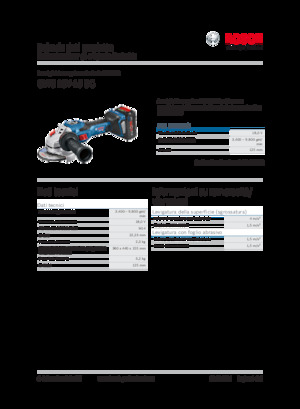 Polizoare unghiulare fără fir Bosch GWS 18V-15 SC