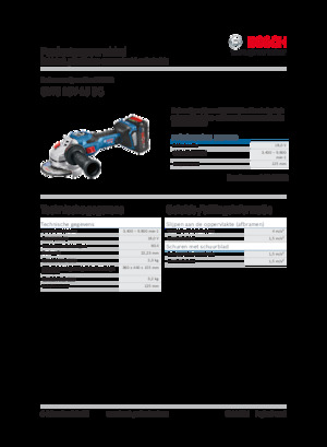 Polizoare unghiulare fără fir Bosch GWS 18V-15 SC