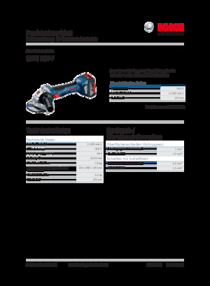 Polizoare unghiulare fără fir Bosch GWS 18V-7