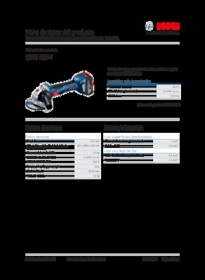 Polizoare unghiulare fără fir Bosch GWS 18V-7