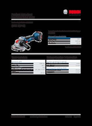 Polizoare unghiulare fără fir Bosch GWX 18V-10