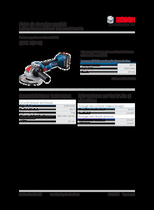 Polizoare unghiulare fără fir Bosch GWX 18V-10