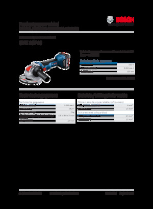 Polizoare unghiulare fără fir Bosch GWX 18V-10