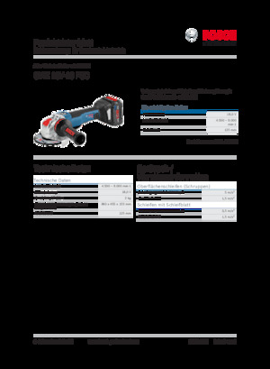 Polizoare unghiulare fără fir Bosch GWX 18V-10 PSC