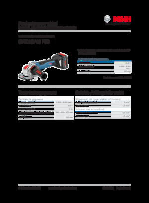 Polizoare unghiulare fără fir Bosch GWX 18V-10 PSC