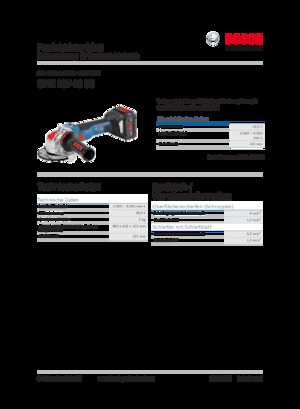 Polizoare unghiulare fără fir Bosch GWX 18V-10 SC