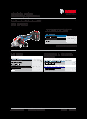 Polizoare unghiulare fără fir Bosch GWX 18V-10 SC