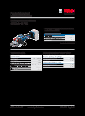 Polizoare unghiulare fără fir Bosch GWX 18V-15 PSC