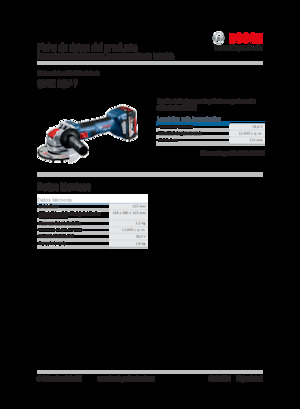 Polizoare unghiulare fără fir Bosch GWX 18V-7