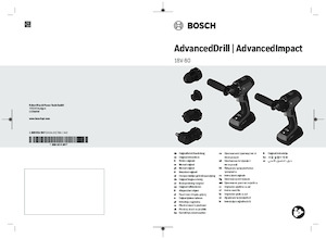 Burghie și șurubelnite fără fir Bosch AdvancedDrill 18V-80 QuickSnap