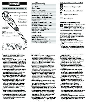 Burghie și șurubelnite fără fir Narex AS 37-Li