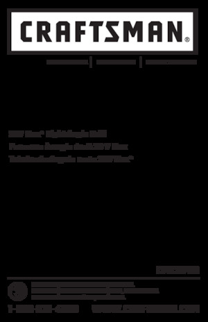 Burghie și șurubelnite fără fir Craftsman CMCD750B 