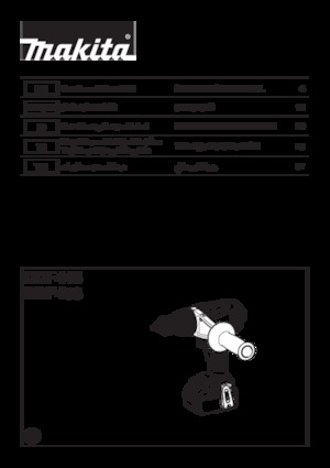 Burghie și șurubelnite fără fir Makita DDF458