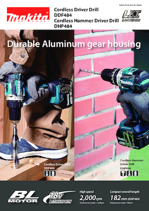 Burghie și șurubelnite fără fir Makita DDF484