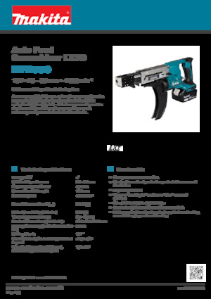 Burghie și șurubelnite fără fir Makita DFR550