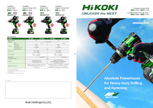Burghie și șurubelnite fără fir HiKOKI DS36DC 