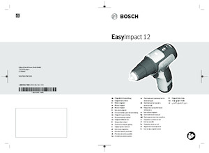 Burghie și șurubelnite fără fir Bosch EasyImpact 12