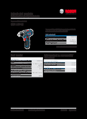 Burghie și șurubelnite fără fir Bosch GSR 12V-15