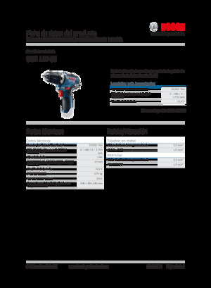 Burghie și șurubelnite fără fir Bosch GSR 12V-35