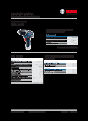 Burghie și șurubelnite fără fir Bosch GSR 12V-35