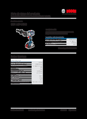 Burghie și șurubelnite fără fir Bosch GSR 18V-110 C