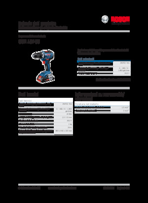 Burghie și șurubelnite fără fir Bosch GSR 18V-55