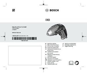 Burghie și șurubelnite fără fir Bosch IXO 5