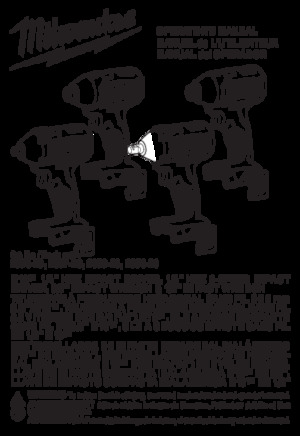 Șurubelnițe cu impact, fără fir, & chei fixe Milwaukee 2658-20