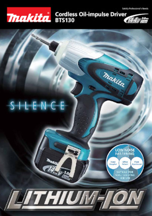 Șurubelnițe cu impact, fără fir, & chei fixe Makita BTS130 