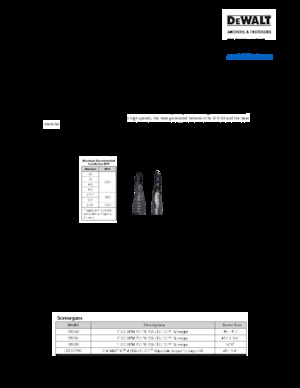 Șurubelnițe cu impact, fără fir, & chei fixe DEWALT DCF860B