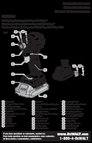 Șurubelnițe cu impact, fără fir, & chei fixe DEWALT DCF870B
