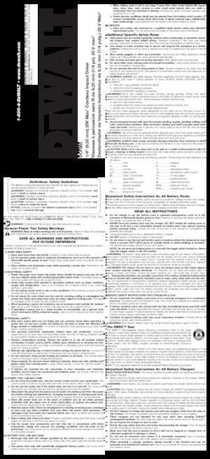 Șurubelnițe cu impact, fără fir, & chei fixe DEWALT DCF885C2