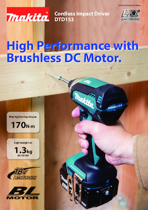 Șurubelnițe cu impact, fără fir, & chei fixe Makita DTD153